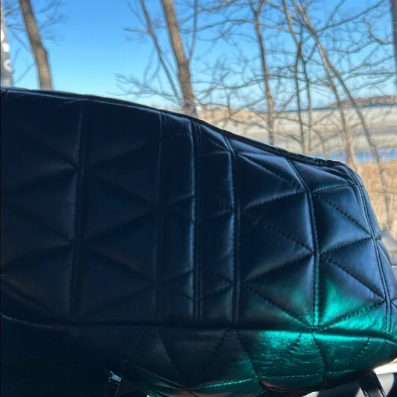 Michael Kors Black Quilted Backpack - Picture 13 of 13
